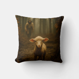 Coussin Le Bon Berger et la brebis perdue