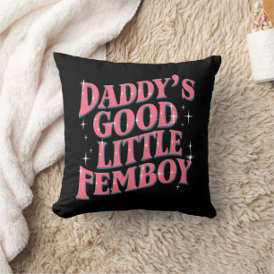Coussin Le bon petit femboy de papa LGBT Gay Pride Femoby