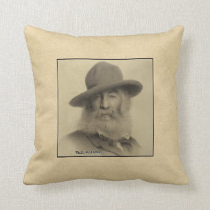 Coussin Le bon poète gris Walt Whitman (1819-1892)