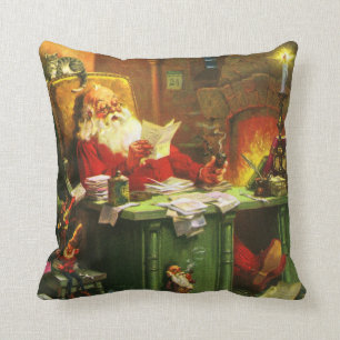 Coussin Le bon vieux père noël
