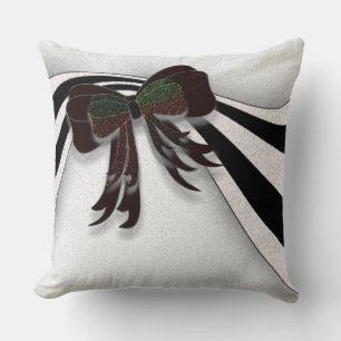Coussin Le Bow de Noël -