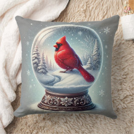 Coussin Le Cardinal Keepsaké d'hiver