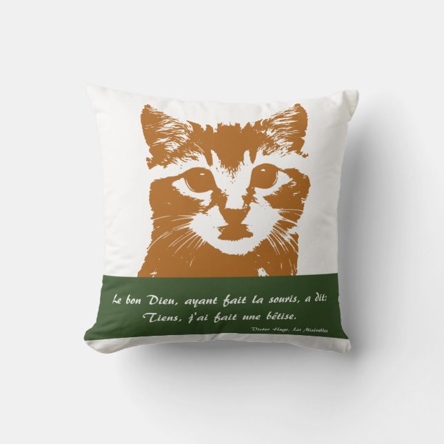 Coussin : Le Chat (Recto)