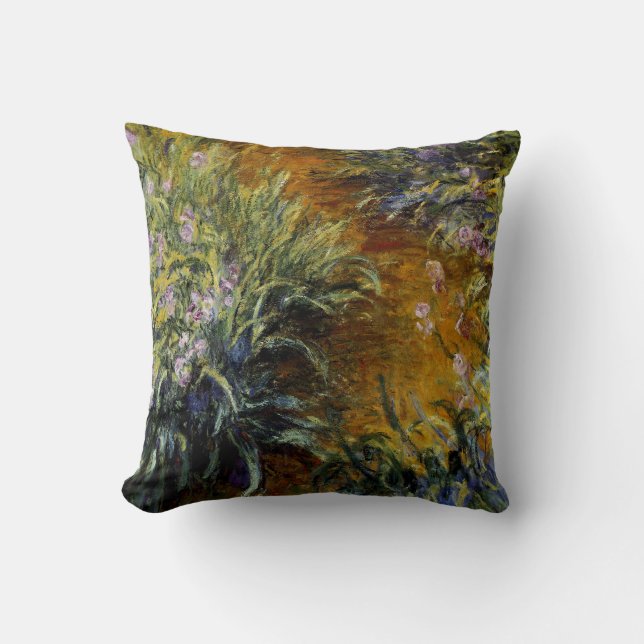 Coussin Le chemin à travers les iris (Recto)