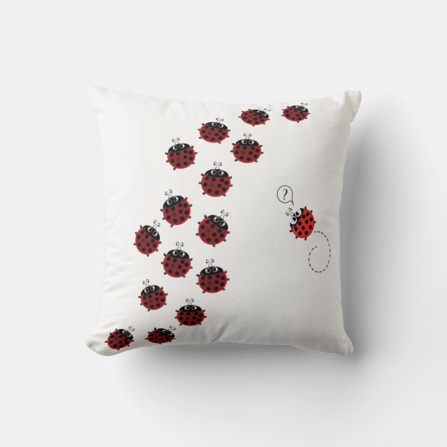 Coussin Le chemin du ressort (Recto)