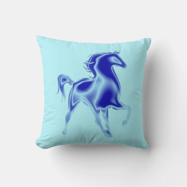 Coussin Le Cheval bleu (Recto)