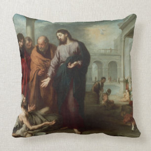 Coussin Le Christ à la piscine de Bethesda, 1667-70 (huil