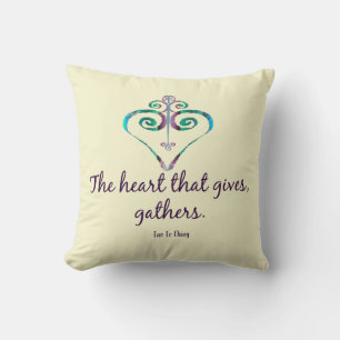 Coussin Le Coeur Qui Donne Des Citations