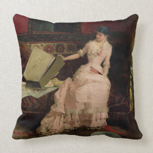Coussin Le connaisseur élégant, 1883 (huile sur la toile)