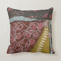 Le coussin, 16" X 16", des choses obtiennent la
