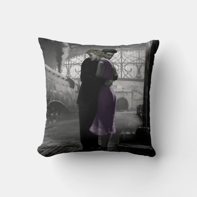 Coussin Le départ de l'amour (Recto)