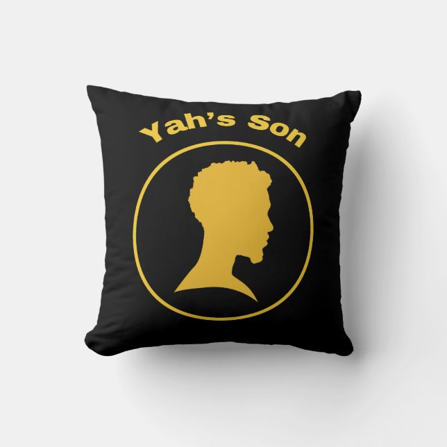 Coussin Le design graphique de Yah's Son (Recto)