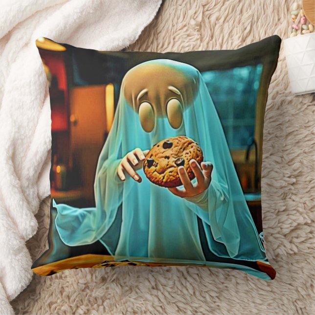 Coussin Le désir du fantôme pour les cookies (Couverture)