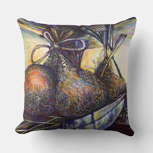 Coussin Le destin hurlant de la vie (Recto)