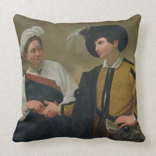 Coussin Le diseur de bonne aventure (La Buona Ventura),