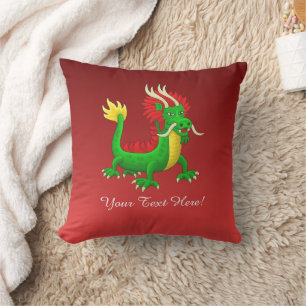Coussin Le dragon azur incroyable