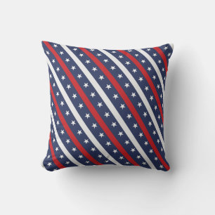 Coussin Le drapeau américain le plus patriotique 4 Juill