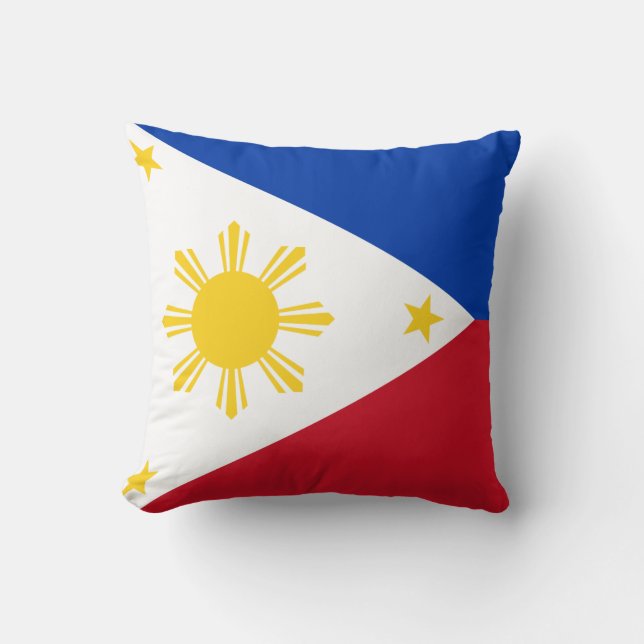 Coussin Le drapeau philippin (Recto)