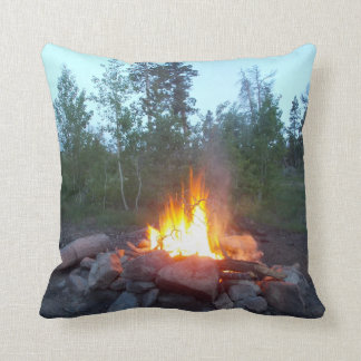 Coussin Le feu de camp