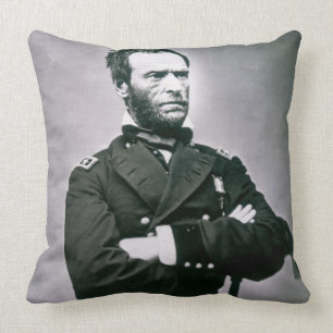 Coussin Le Général William T. Sherman (1820-91) (photo d