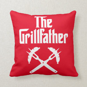 Coussin Le Grillfather Aux Chiens Chauds