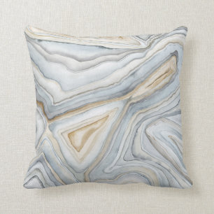Coussin Le gris a marbré la conception abstraite