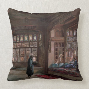 Coussin Le harem de cheik Sadat, le Caire, 1870