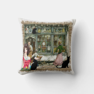 Coussin Le horloger du Vieux Amsterdam