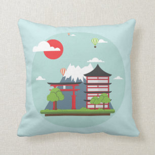 Coussin Le Japon rêve