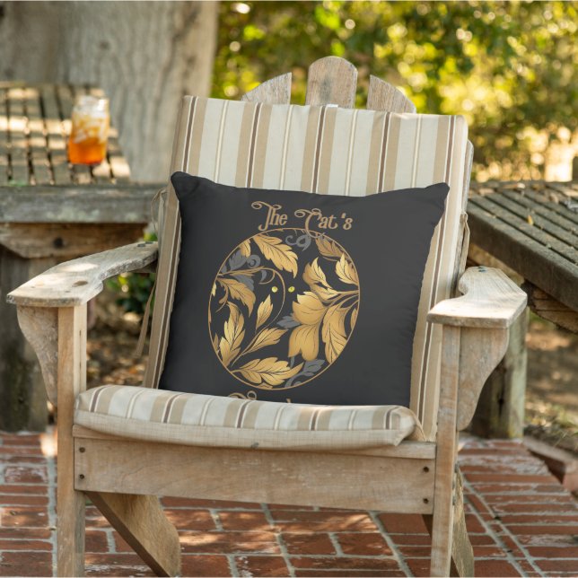 Coussin Le jardin du chat  (Chaise)