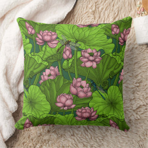Coussin Le jardin du Lotus