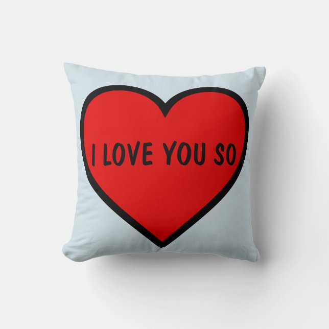 COUSSIN LE JOUR DE VALENTINE VOUS AIME JETER DES OREILLES (Recto)