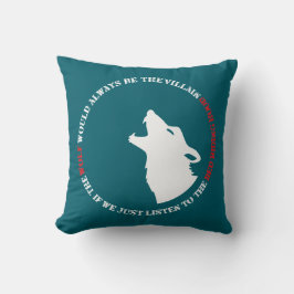 Coussin Le loup serait toujours le méchant