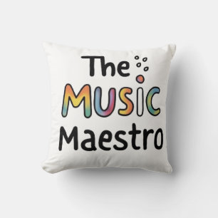 Coussin Le Maestro de Musique