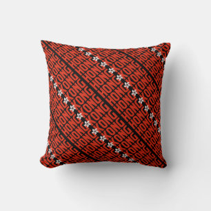 Coussin Le magnifique drapeau national de Hong Kong