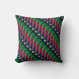 Coussin Le magnifique drapeau national de Namibie