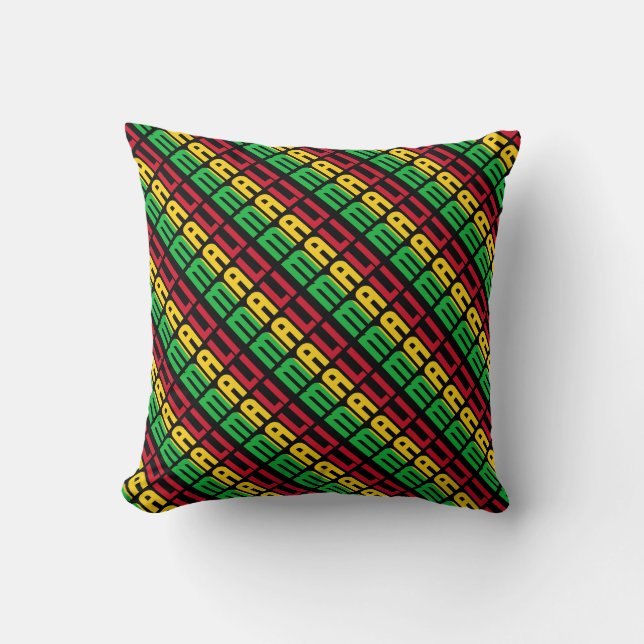 Coussin Le magnifique drapeau national du Mali (Recto)