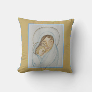 Coussin Le manteau de Marie et Noël de l'enfant Jésus