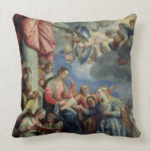 Coussin Le mariage mystique de St Catherine