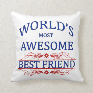 Coussin Le meilleur ami le plus impressionnant du monde