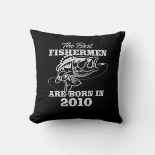 Coussin Le meilleur cadeau d'anniversaire pour Pêcheur des