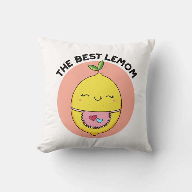 Coussin Le meilleur citron amusant citron (Recto)
