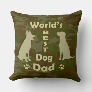 Coussin Le meilleur papa de chien du monde