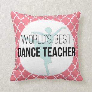 Coussin Le meilleur professeur de la danse du monde -