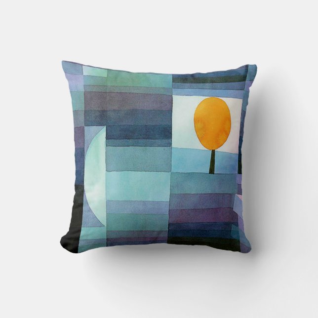 Coussin Le Messager d'Automne, Klee (Recto)