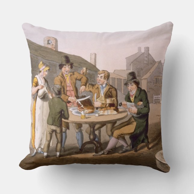 Coussin Le milieu de l'été Ève, du "costume de Yorkshire" (Recto)