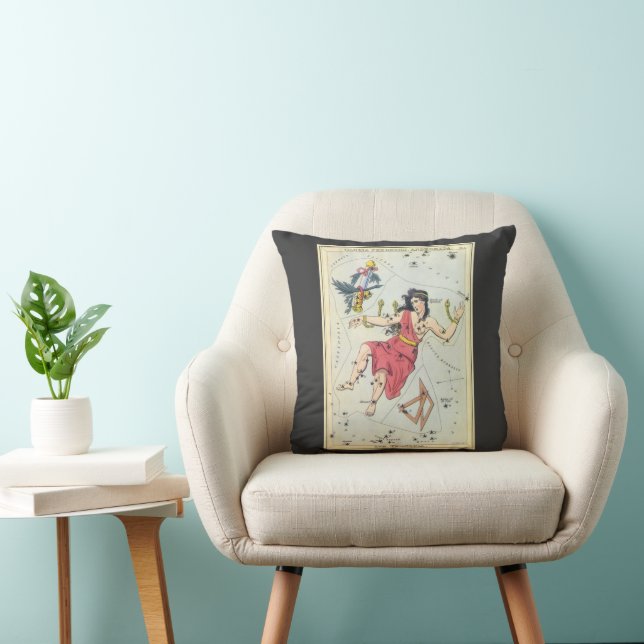 Coussin Le miroir de l'Ukraine, la carte céleste de l'astr (Chaise)