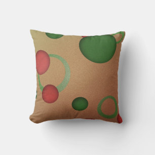 Coussin Le motif géométrique pointille des cercles sur l