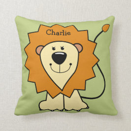 Coussin Le nom fait sur commande d'illustrations animales
