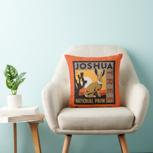 Coussin Le Parc national de Joshua Tree   Jacklapin